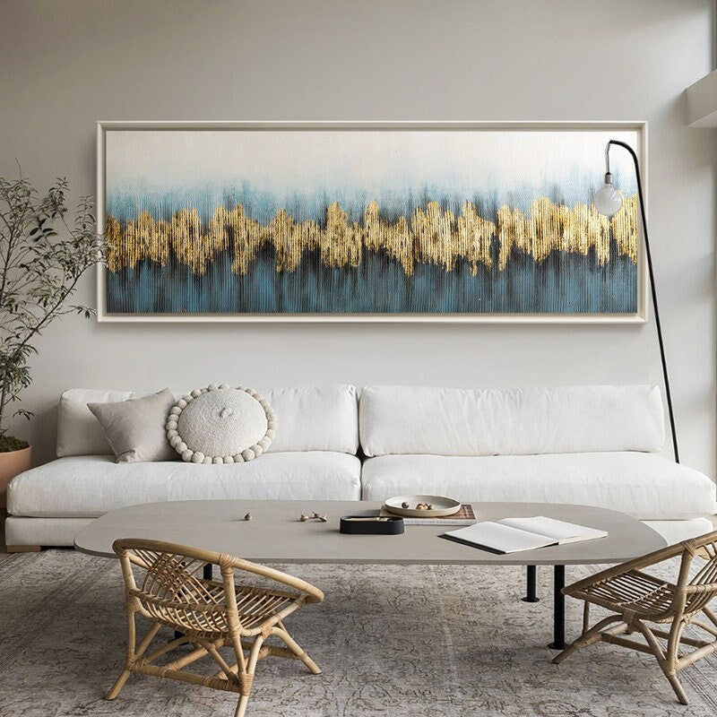 Blue Art collection — original hand-painted canvas art by ArtopiaPainting