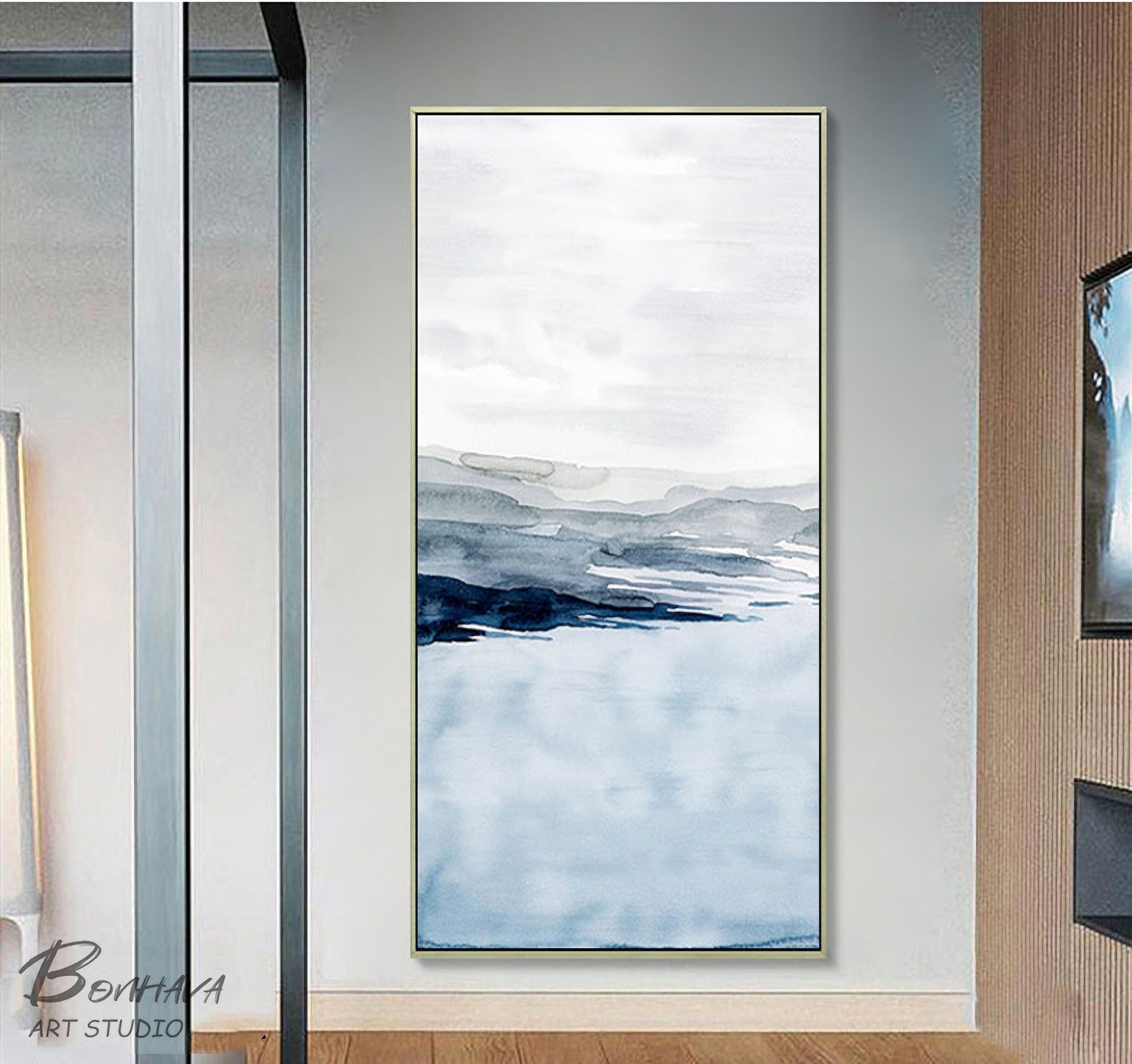 Large Abstract Painting,Modern Abstract Painting,Original Minimalist Art Oil Hand Painting,Office Wall Art,Original Abstract…