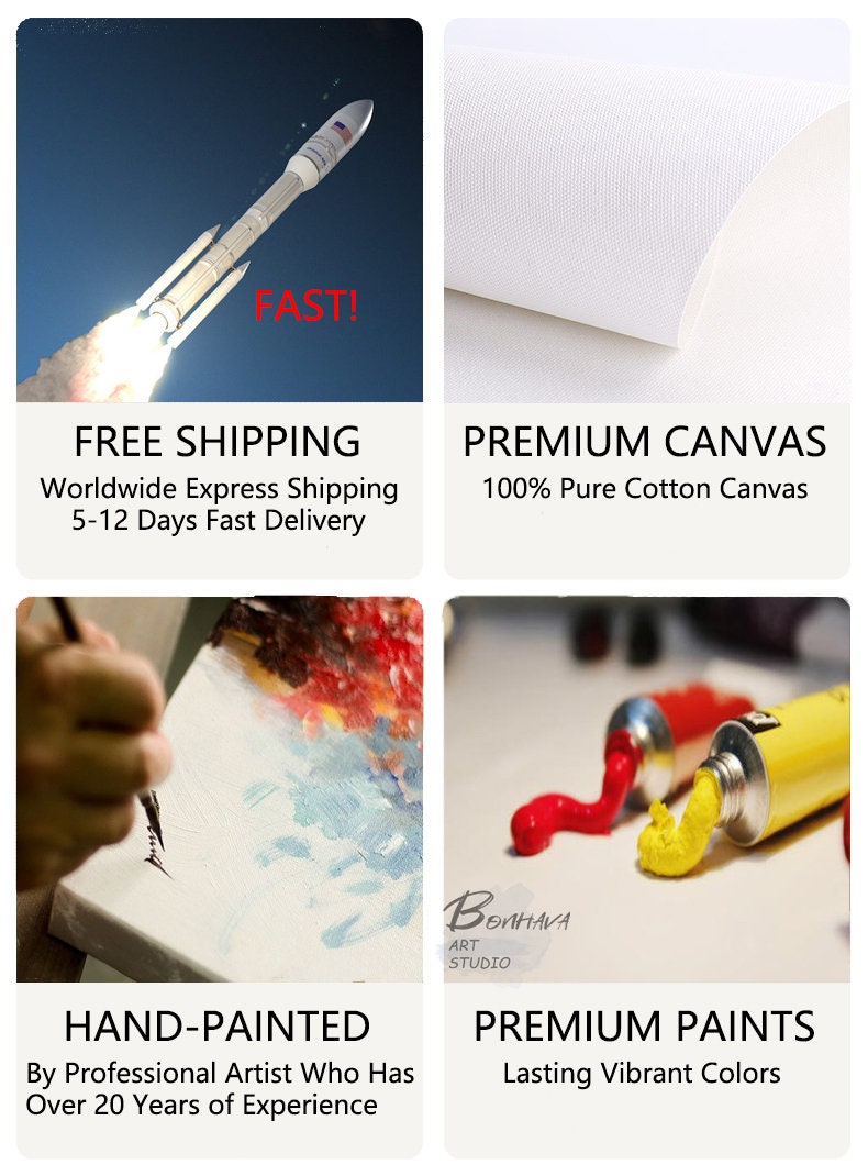 Pink Wall Art, Pink Abstract Painting on Canvas, Acrylic Canvas Art, Pink Extra Large Canvas Wall Art