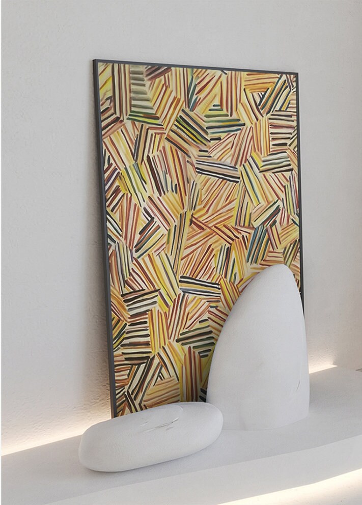 Original Painting Colorful Wall Art Extra Large, Abstract Acrylic Canvas Wall Art, Abstract Colorful Painting for Wall