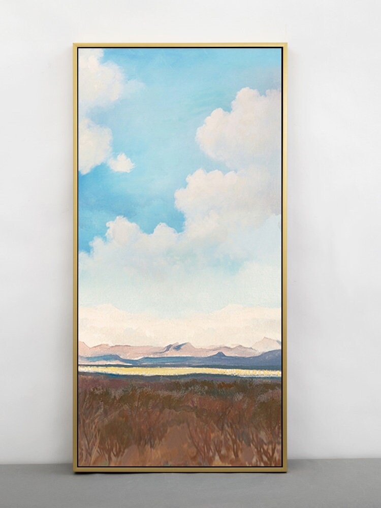 Abstract Landscape Painting on Canvas, Original Painting Landscape, Abstract Canvas Art, Large Landscape Wall Art