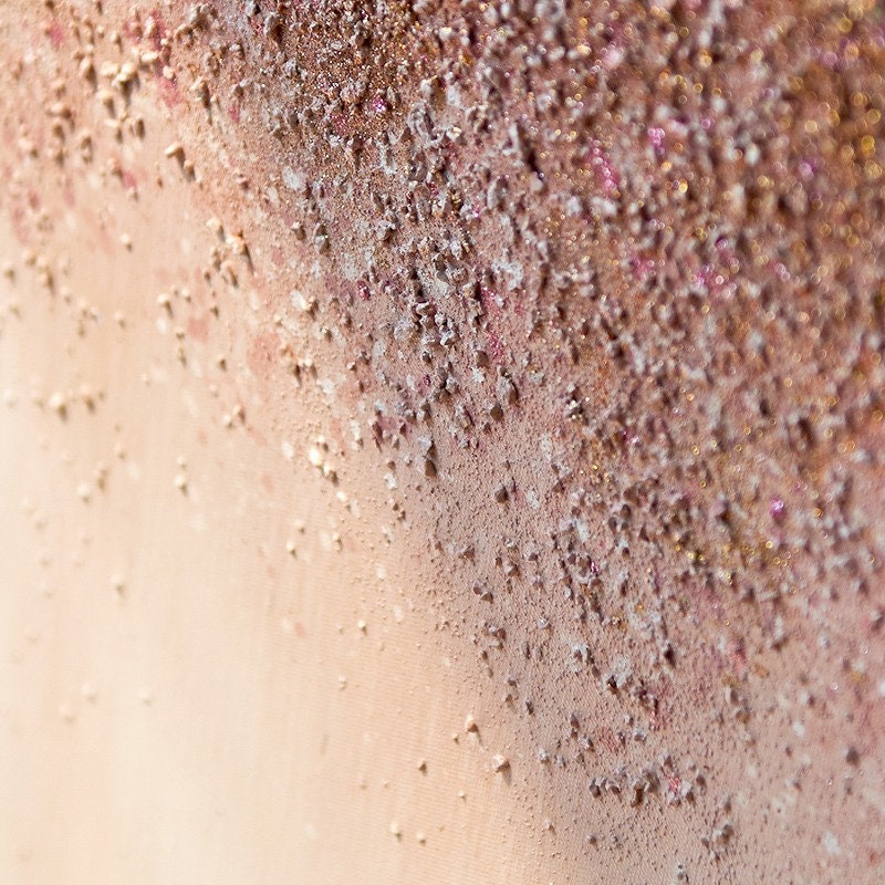 Pink Gold Painting, Abstract Glitter Canvas Wall Art, Abstract Oil Painting, Large Gold and White Painting