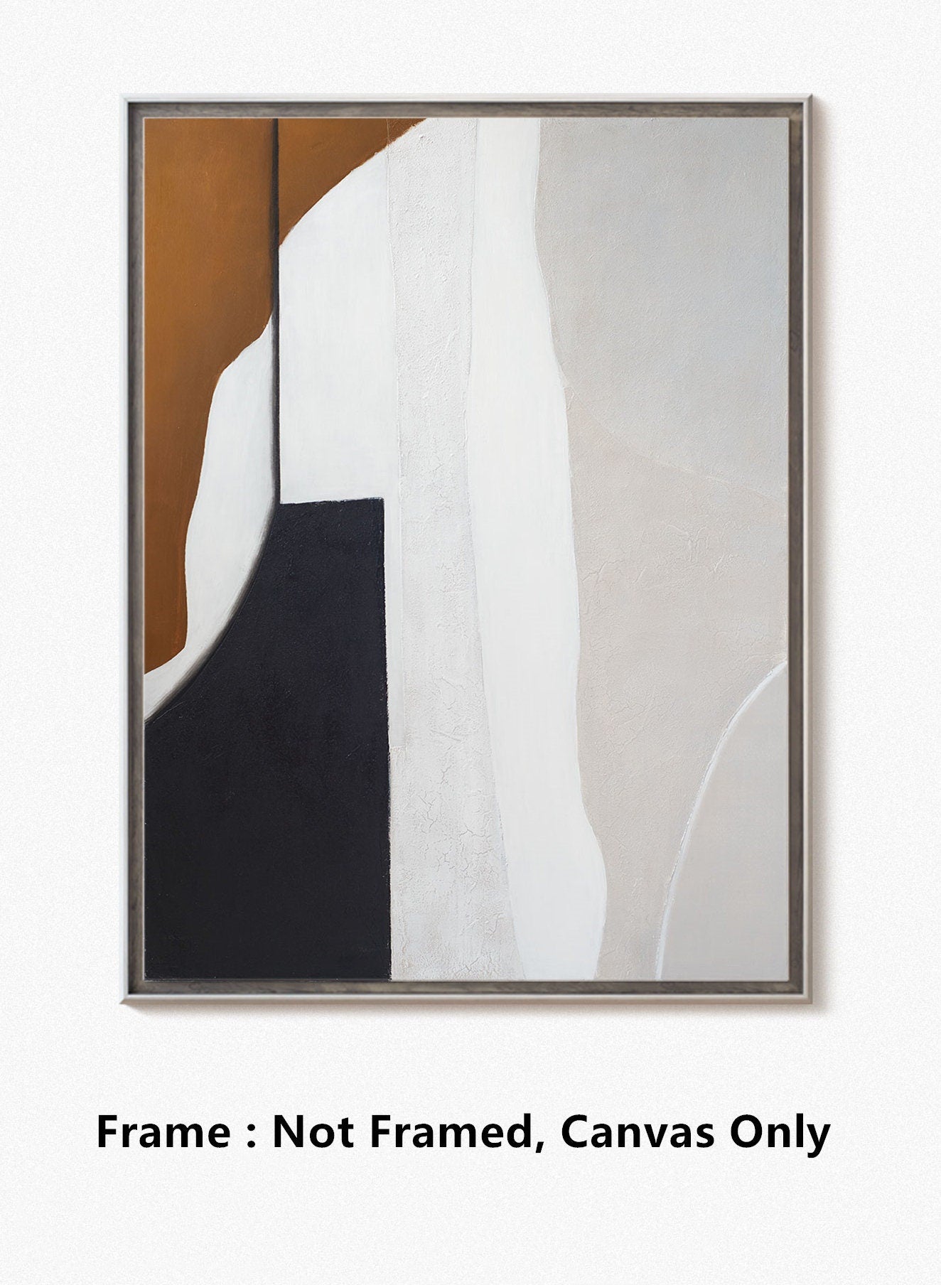 Large Original Abstract Painting, Brown Painting Gray Painting, Minimalist Abstract Painting, Abstract Painting, Large Wall…