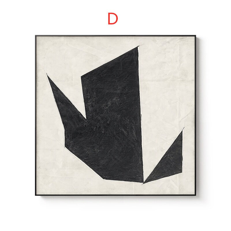 Original Grey and Black Oil Painting on Canvas, Extra Large Geometric Canvas Wall Art, Abstract Minimalist Acrylic Painting,…