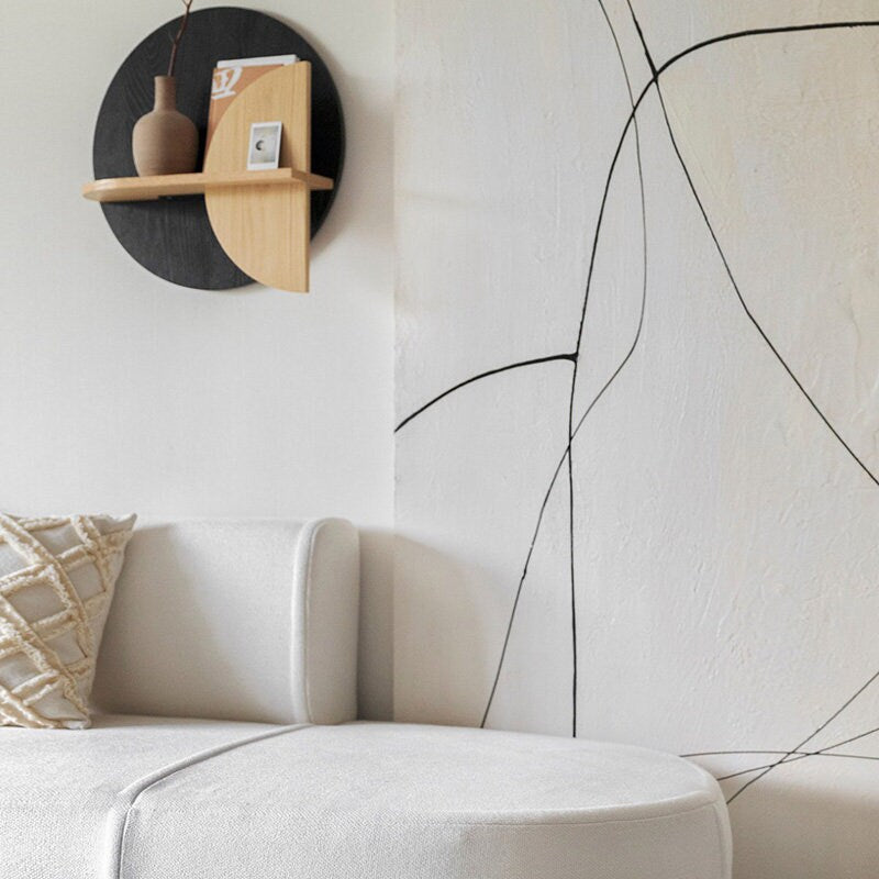 Large Textured Canvas Painting, Black and Beige Hand Painted Painting on Canvas, Abstract Wall Art Decor for LivingRoom