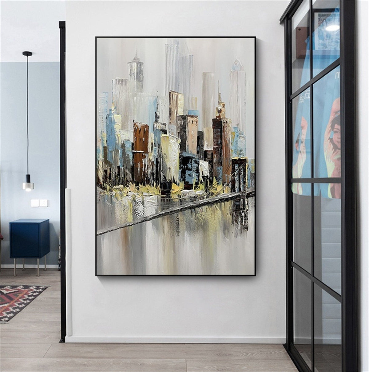 Architecture Art collection — original hand-painted canvas art by ArtopiaPainting