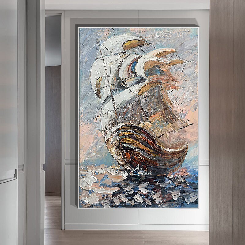 Sea & Beach Art collection — original hand-painted canvas art by ArtopiaPainting