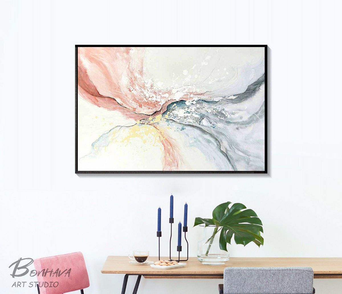 Abstract Oil Painting — hand-painted canvas artwork