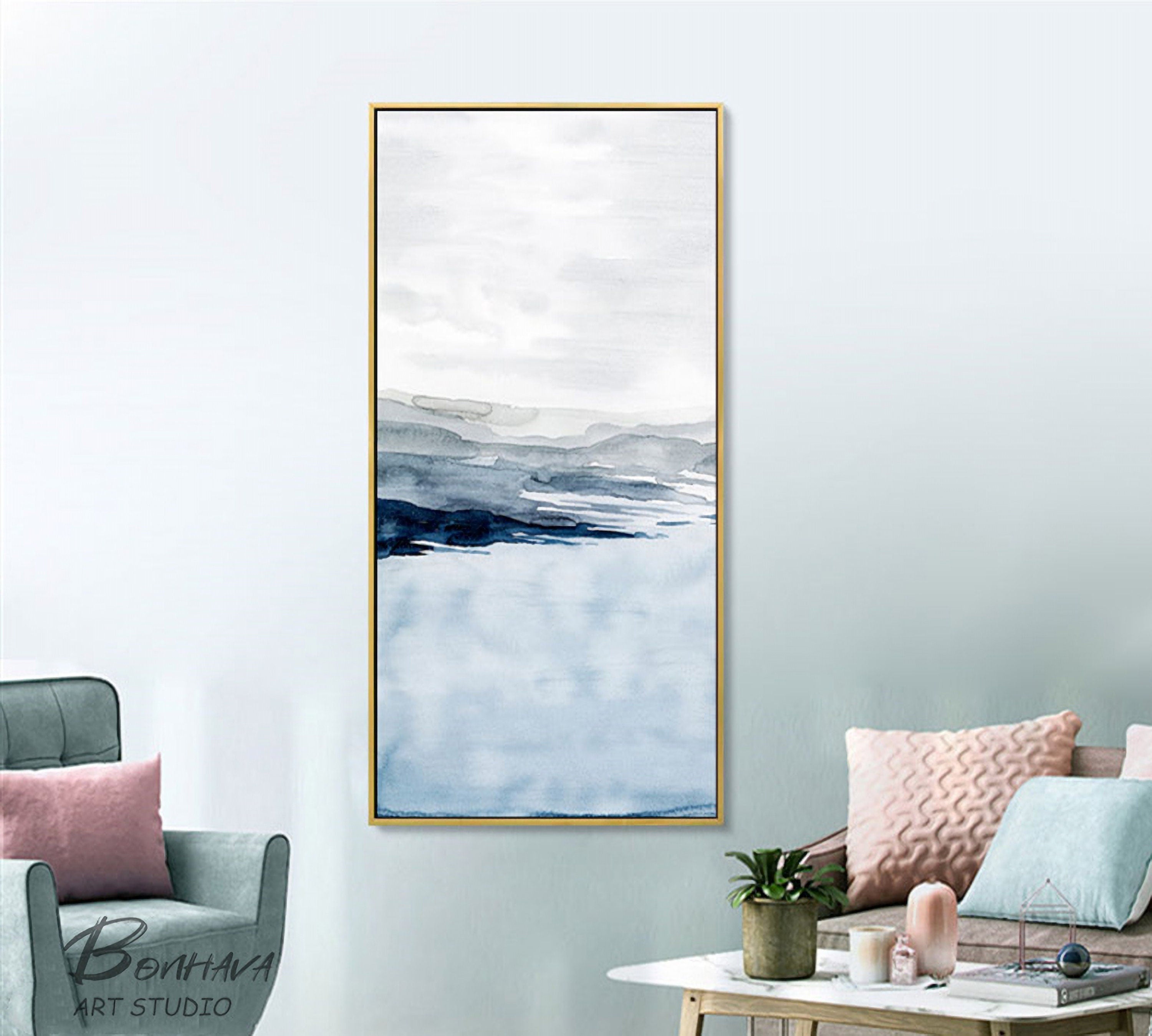 Large Abstract Painting,Modern Abstract Painting,Original Minimalist Art Oil Hand Painting,Office Wall Art,Original Abstract…