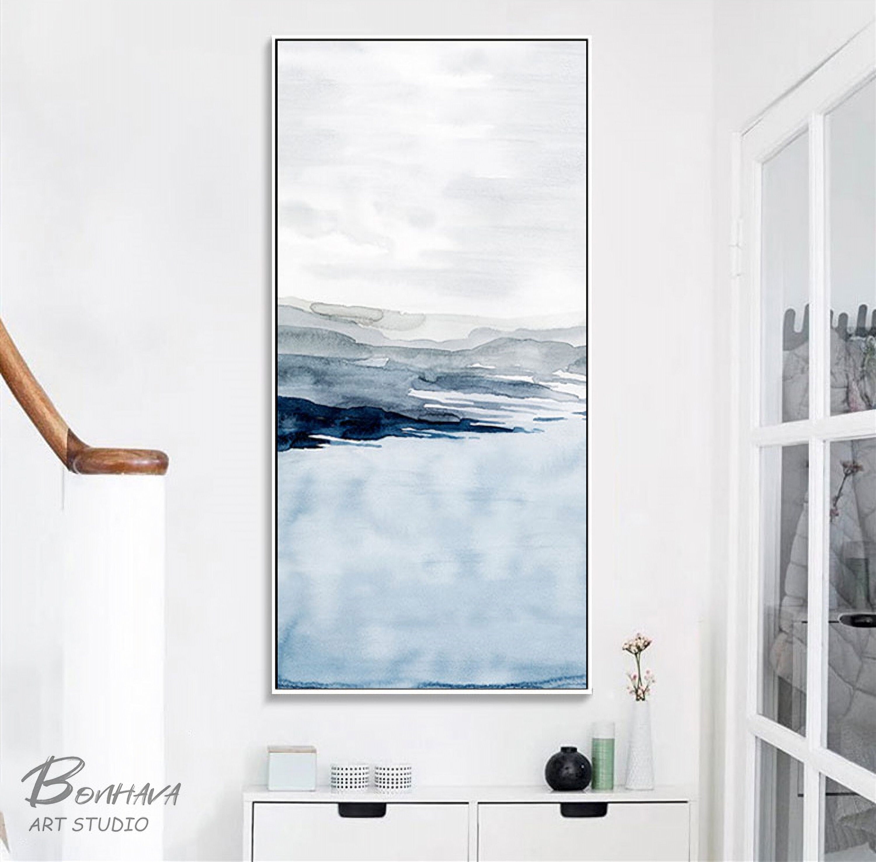 Large Abstract Painting,Modern Abstract Painting,Original Minimalist Art Oil Hand Painting,Office Wall Art,Original Abstract…