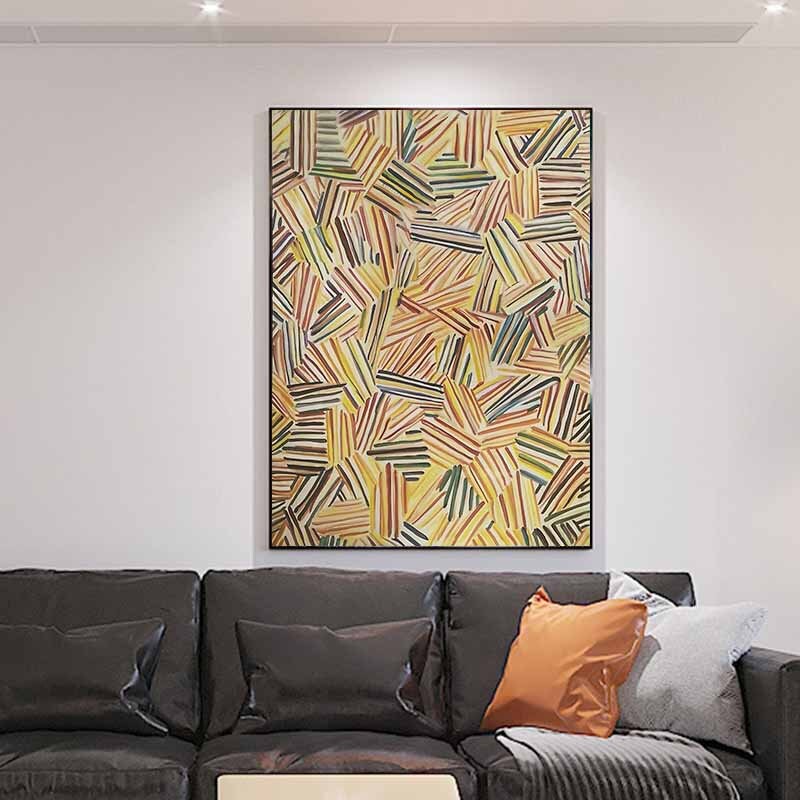 Original Painting Colorful Wall Art Extra Large, Abstract Acrylic Canvas Wall Art, Abstract Colorful Painting for Wall