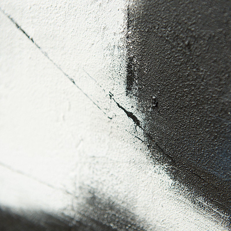 Black and White Abstract Painting, Original Hand-Painted Acrylic Painting on Canvas, Modern Minimalist Canvas Wall Art