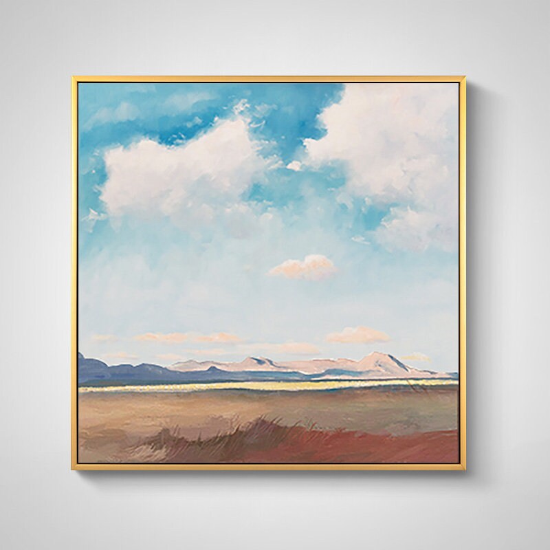 Abstract Landscape Painting on Canvas, Original Painting Landscape, Abstract Canvas Art, Large Landscape Wall Art
