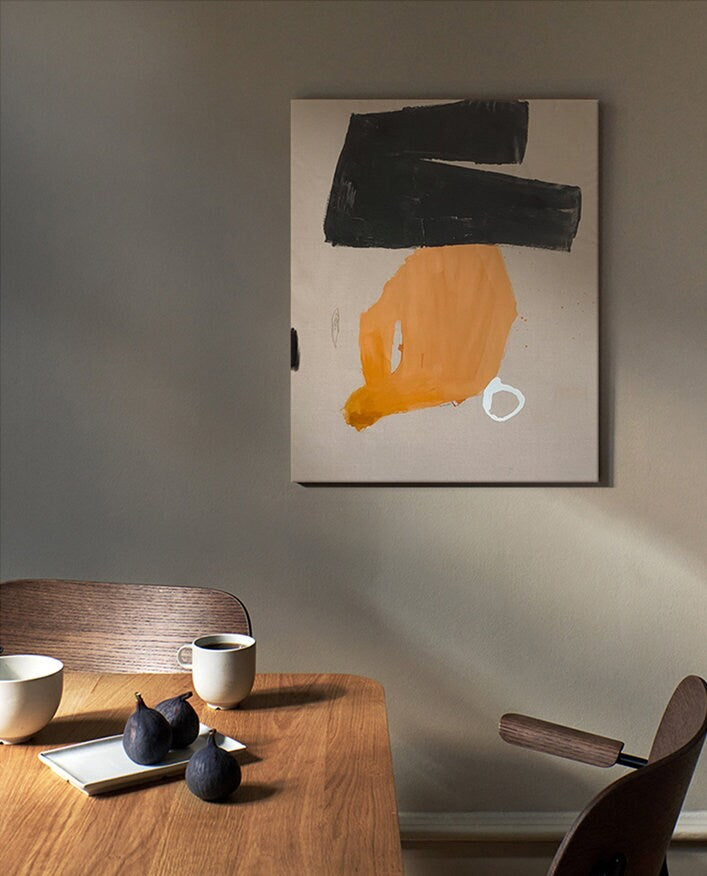 Original Abstract Painting, Minimalist Canvas Wall Art, Modern Acrylic Painting on Canvas, Art for Living Room