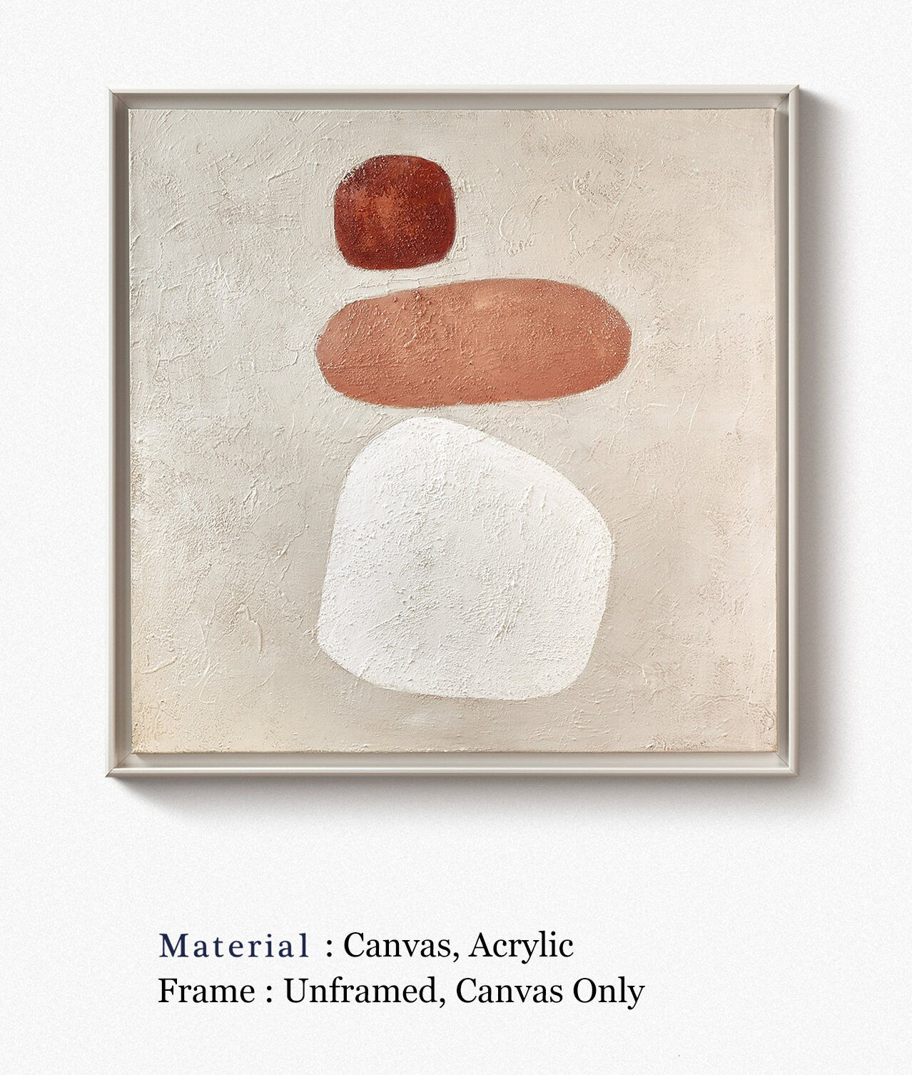 Extra Large Abstract Canvas Art, Original Abstract Oil Painting on Canvas, Modern Minimalist Wall Decor