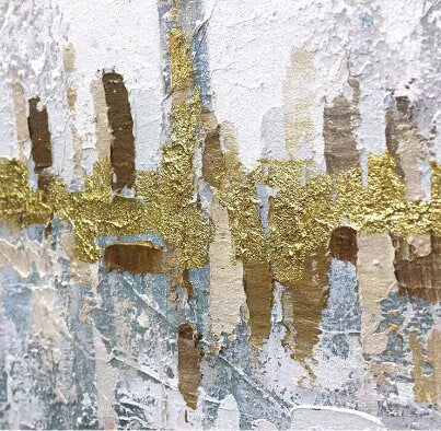Original Canvas Wall Art, Large Abstract Painting on Canvas, Modern Minimalist Oil Painting, Textured Art for Bedroom