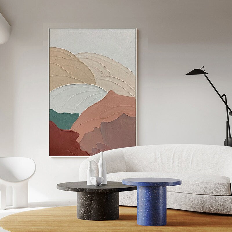 Original Textured Wall Art, Abstract Painting on Canvas, Large Acrylic Canvas Wall Art, Colorful Art for Bedroom